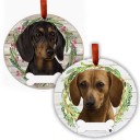 Dachshund Ceramic Ornament